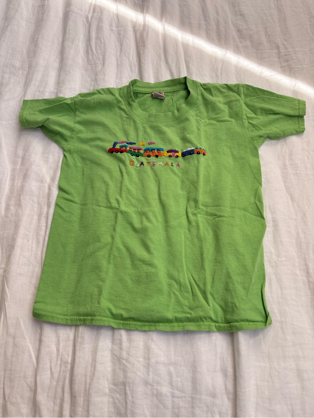 Kids green Guatemala shirt